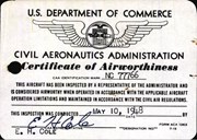 Technical Information for Serial Number 3538