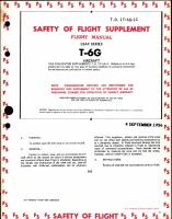 Safety of Flight Supplement Flight Manual for T-6G Aircraft