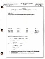 Weight and Balance Data for Globe Model GC-1