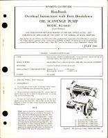 Overhaul Instructions with Parts Breakdown for Oil Scavenge Pump - Model RG-16020