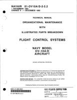 Organizational Maintenance with Illustrated Parts Breakdown for Flight Control Systems for OV-10A/D