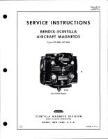 Service Instructions for Aircraft Magnetos - Types DF18RN and DF18LN