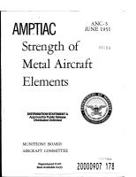 Strength of Metal Aircraft Elements