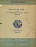 Overhaul Manual for Wasp Jr. (R-985) and Wasp (R-1340) Engines