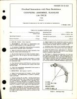 Overhaul Instructions with Parts for Flanged Coupling Assembly - 1.5 Inch - 7238