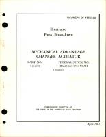 Illustrated Parts Breakdown for Mechanical Advantage Changer Actuator - Part 5434959