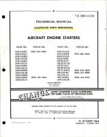 Illustrated Parts Breakdown for Aircraft Engine Starters