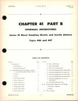 Overhaul Instruction for Direct Cranking Electric and Inertia Starters, Chapter 41 Part B