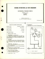 Overhaul Instructions with Parts Breakdown for Differential Pressure Switch - P-1110A-1