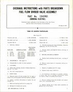 Fuel Flow Divider Valve Assembly
