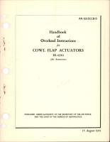Overhaul Instructions for Cowl Flap Actuators - EE-4350