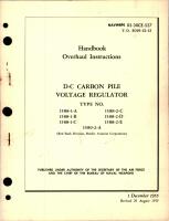 Overhaul Instructions for D-C Carbon Pile Voltage Regulator 