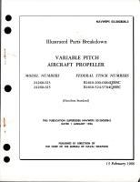 Illustrated Parts Breakdown for Variable Pitch Propeller - Models 24260-613 and 24260-615