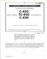 Illustrated Parts Breakdown for C-45G, TC-45G, and C-45H