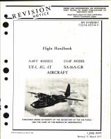 Flight Handbook for UF-1, -1G, -1T, and SA-16A-GR Aircraft
