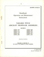 Operation and Maintenance Instructions for Variable Pitch Propeller Assemblies 