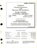 Overhaul Instructions with Parts Breakdown for Ramp Uplock Cylinder Assembly - Part 695037 