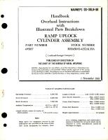 Overhaul Instructions with Parts Breakdown for Ramp Uplock Cylinder Assembly - Part 695037 