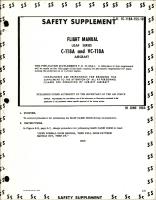 Safety Supplement to Flight Manual for C-118A and VC-118A