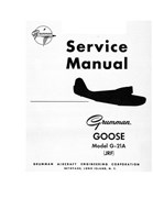 Service Manual for Grumman Goose Model G-21A (JRF)