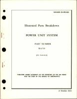 Illustrated Parts Breakdown for Power Unit System - Part M-4770 