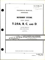 Maintenance for Instrument Systems - T-29A, T-29B, T-29C and T-29D