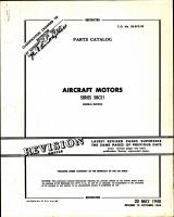 Parts Catalog for General Electric Aircraft Motors, Series 5BC21