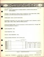 Servo Piston Shaft Scoring Removal (Service Bulletin 281 Supplement) 