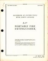 Handbook of Instructions with Parts Catalog for A-17 Portable Fire Extinguisher