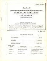 Overhaul Instructions with Parts Breakdown for Fuel Flow Indicator - Type 27300-B16A-1-A1