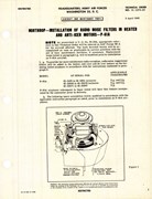Installation of Radio Noise Filters in Heater and Anti-Icer Motors for P-61A