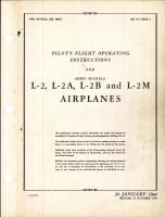 Pilot's Flight Operating Instructions for L-2, L-2A, L-2B, and L-2M Airplanes
