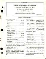 Overhaul Instructions with Parts Breakdown for Pneumatic Slide Valve 1.5 Inch - DYLZ 4820-3, DYLZ 4820-4, DYLZ 4820-5 