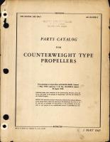 Parts Catalog for Counterweight Type Propellers