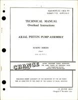 Overhaul Instructions for Axial Piston Pump Assembly - 024693 Series