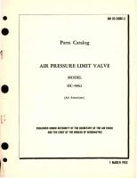 Parts Catalog for Air Pressure Limit Valve Model HC-4862