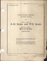 Structural Repair Instructions for A-36 Series and P-51 Series