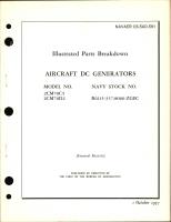 Illustrated Parts Breakdown for Aircraft DC Generators Part Nos, 2CM70C5 & 2CM70D2