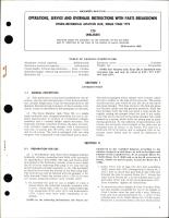 Operations, Service and Overhaul Instructions with Parts Breakdown for Hydro Mechanical Aviation Jack, Single Stage Type 720