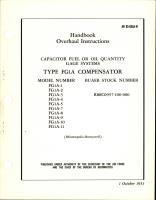 Overhaul Instructions for Compensator - Capacitor Fuel or Oil Quantity Gage Systems Compensator - Type FG1A