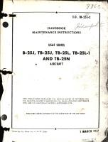 Maintenance Instructions for B-25J, TB-25J, TB-25L, TB-25L-1, and TB-25N