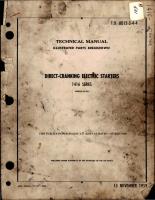 Illustrated Parts Breakdown for Direct Cranking Electric Starters - 1416 Series 