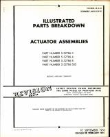 Illustrated Parts Breakdown for Actuator Assemblies