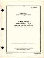 Overhaul Instructions for Solenoid Operated 4-Way Pneumatic Valve - Models 13381, 13381-2, 16176, 16176-2, 16606 