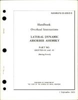Overhaul Instructions for Lateral Dynamic Absorber Assembly - Part A02S7103-34, A02S7103-41