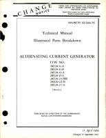 Illustrated Parts Breakdown for Alternating Current Generator 