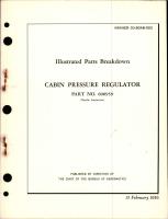 Illustrated Parts Breakdown for Cabin Pressure Regulator - Part 600959 