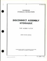 Handbook of Overhaul Instructions for Disconnect Assembly Hydraulic Part No. 9-47129