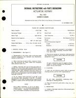 Overhaul Instructions with Parts Breakdown for Rotary Actuator - AYLC 4424