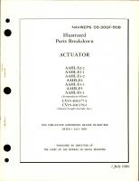 Illustrated Parts Breakdown for Actuator